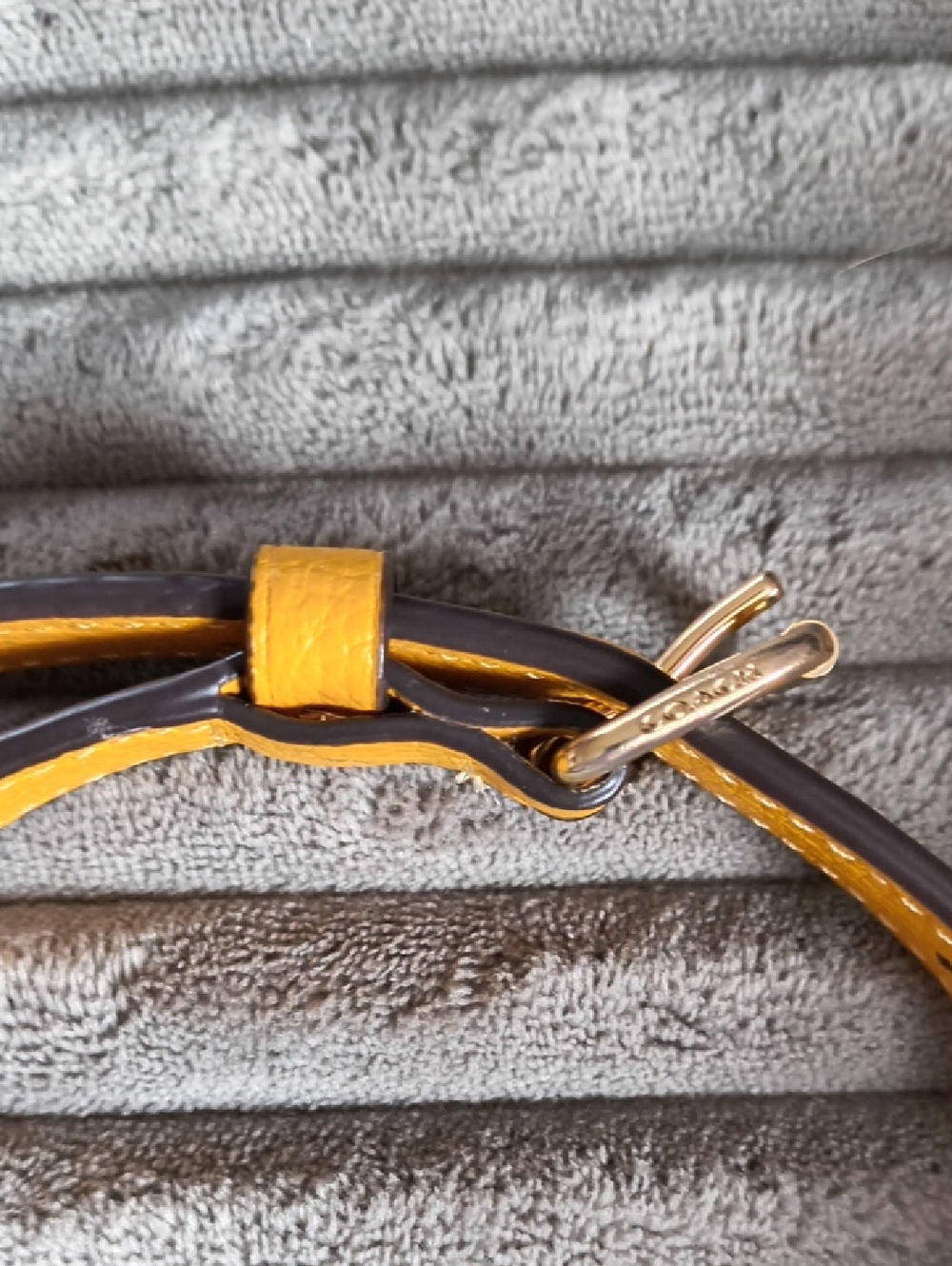 Coach Mollie 22 Leather Bucket Bag with Matching Key Ring Card Case - Retro 💛 - Picture 14 of 16